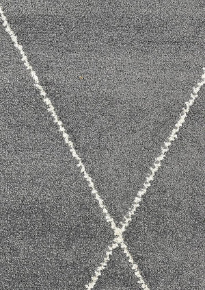 Focus Grey Diamond Rug - Floorsome - Modern Rugs