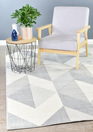 Focus Light Grey Rug - Floorsome - MODERN