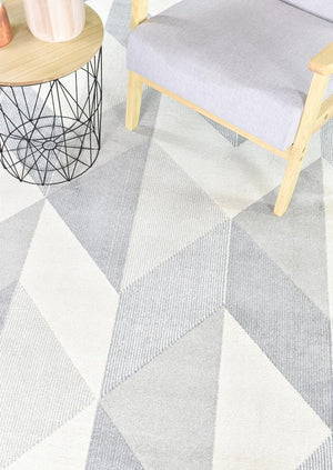 Focus Light Grey Rug - Floorsome - MODERN