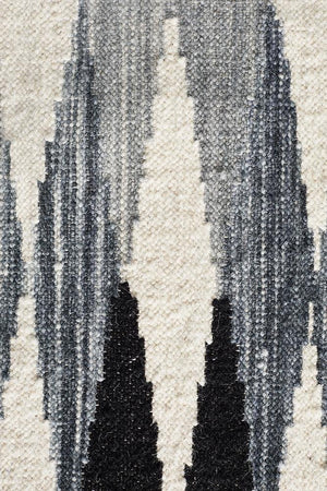 Frida Uber Gradient Rug Black Grey White - Floorsome - Modern