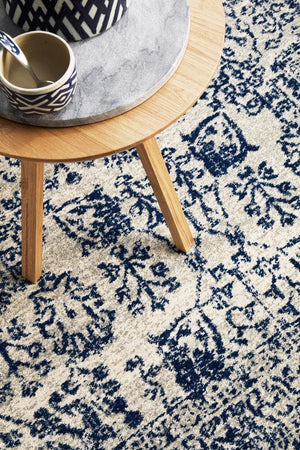 Frost Blue Transitional Rug - Floorsome - Modern