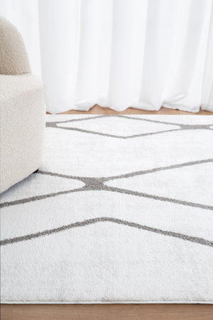 Grace Diamond Polyester Rug - Floorsome - Rug