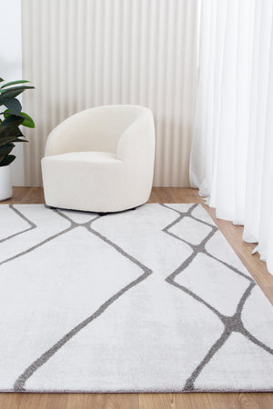 Grace Diamond Polyester Rug - Floorsome - Rug