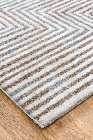 Grace Geometric Polyester Rug - Floorsome - Rug