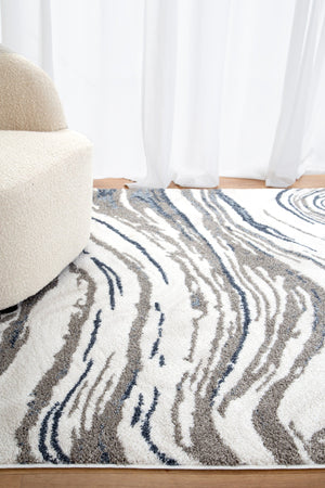 Grace Opulent Abstract Polyester Rug - Floorsome - Rug