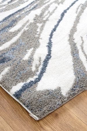 Grace Opulent Abstract Polyester Rug - Floorsome - Rug