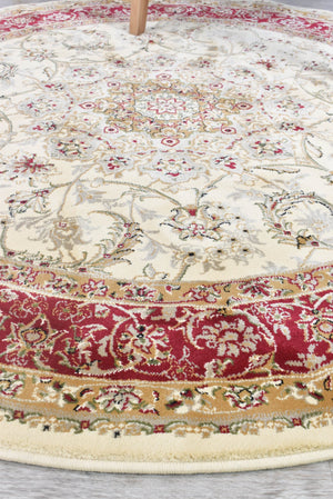 Granada 15 Cream Red - Floorsome - TRADITIONAL