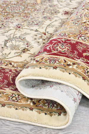 Granada 15 Cream Red - Floorsome - TRADITIONAL