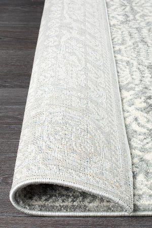 Gwyneth Stunning Transitional Silver Rug - Floorsome - Modern