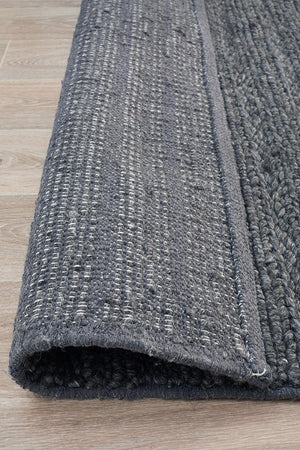 Harvest Charcoal Rug - Floorsome - MODERN