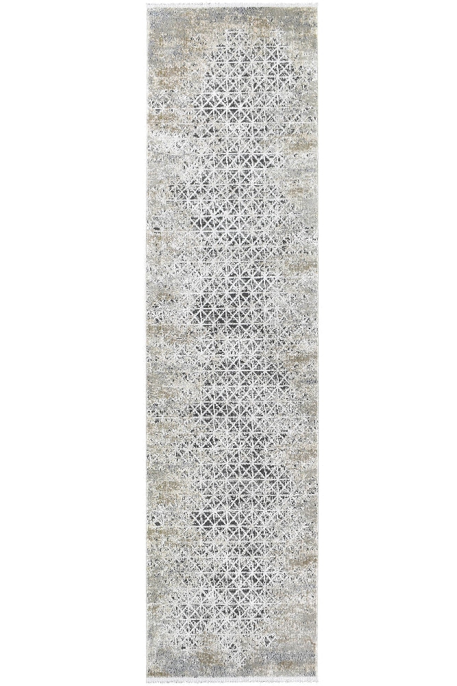 Havana 227A Beige Trellis Runner