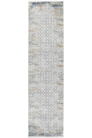 Havana 227A Grey Trellis Runner - Floorsome - TRADITIONAL