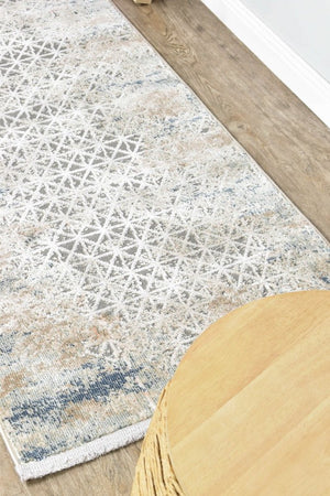 Havana 227A Grey Trellis Runner - Floorsome - TRADITIONAL