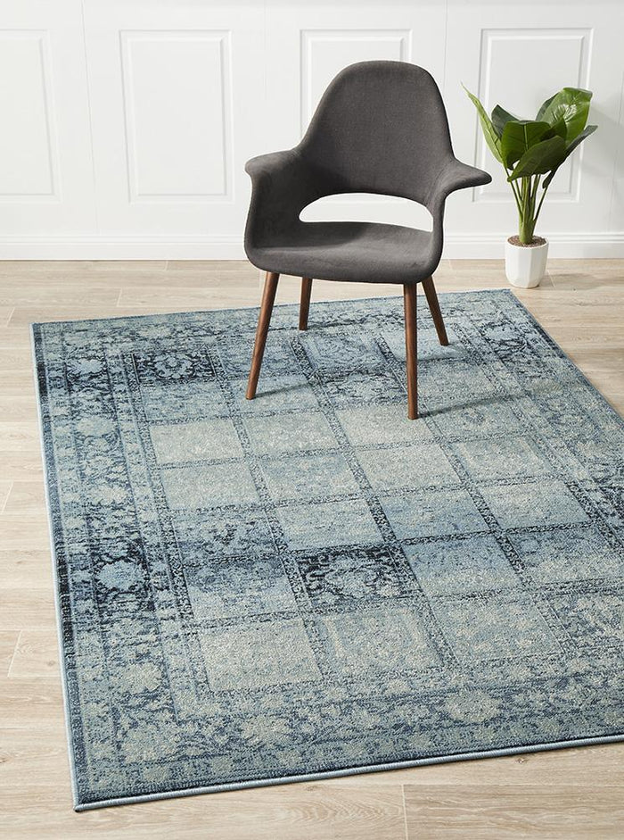 Heritage Paradise Rug Navy