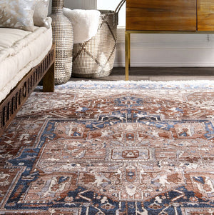 Heriz Hazelnut Rug - Floorsome - HERIZ COLLECTION