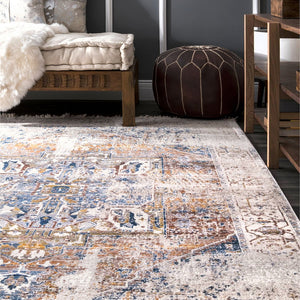 Heriz Ivory Rug - Floorsome - HERIZ COLLECTION