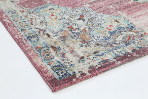 Hollow Medalion Transitional Blush Rug - Floorsome - Rug