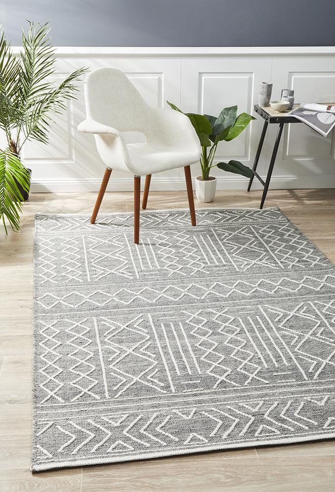 Hudson 807 Grey Wool Rug