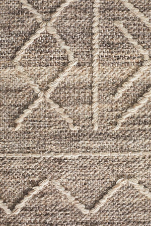 Hudson 807 Natural Wool Rug - Floorsome - Modern