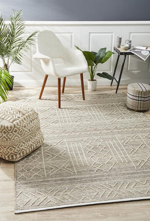 Hudson 807 Natural Wool Rug - Floorsome - Modern