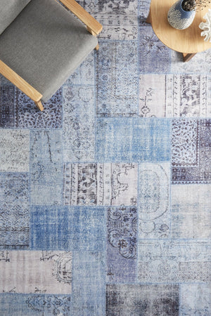 Illusions 121 Denim Rug - Floorsome - Illusion Collection