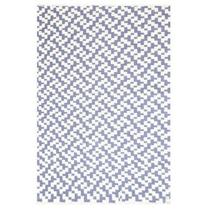 Indoor Recycled Cotton Rug - Mudra Indigo and Natural - Floorsome - Recycled Cotton Rugs