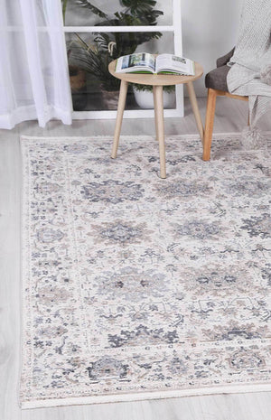 Istanbul Modern Aylin Cream Blue Rug - Floorsome - Modern