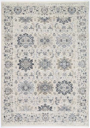 Istanbul Modern Aylin Cream Blue Rug - Floorsome - Modern