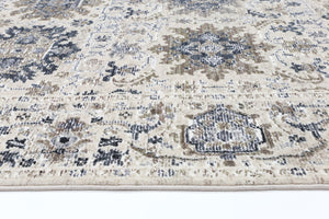 Istanbul Modern Aylin Cream Blue Rug - Floorsome - Modern