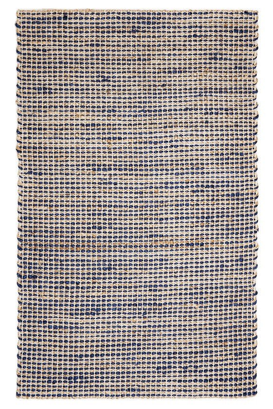 Jute Rug - Iris Indigo Blue