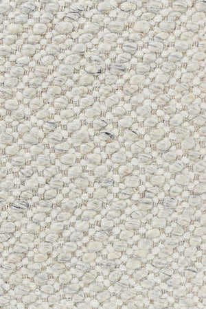 Kalvin Wool Silver Ivory Rug - Floorsome - FLATWEAVE