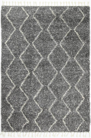 Kasbah Levi Fleck Tribal Grey Rug - Floorsome - Morrocan