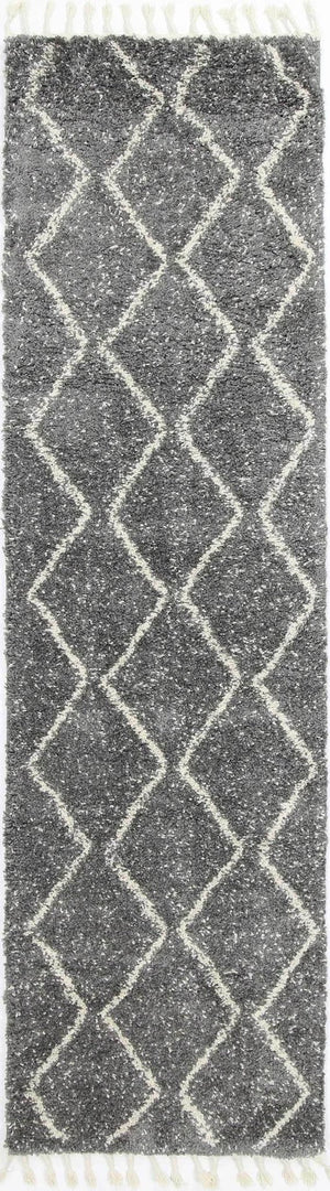 Kasbah Levi Fleck Tribal Grey Rug - Floorsome - Morrocan