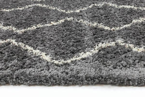 Kasbah Levi Tribal Grey Rug - Floorsome - Modern