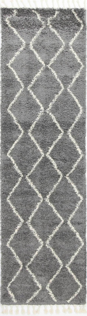 Kasbah Levi Tribal Grey Rug - Floorsome - Modern