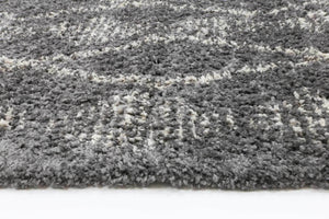 Kasbah Zara Tribal Grey Cream Rug - Floorsome - Morrocan