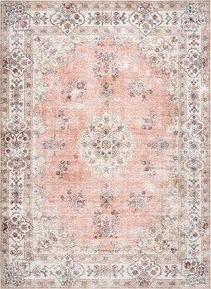 Kindred Coco Peach Washable Rug - Floorsome - Kindred Collection