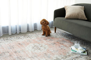 Kindred Coco Peach Washable Rug - Floorsome - Kindred Collection