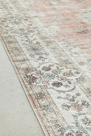 Kindred Coco Peach Washable Rug - Floorsome - Kindred Collection