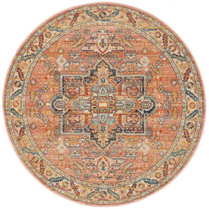 Legacy 850 Salmon Round Rug - Floorsome - MODERN