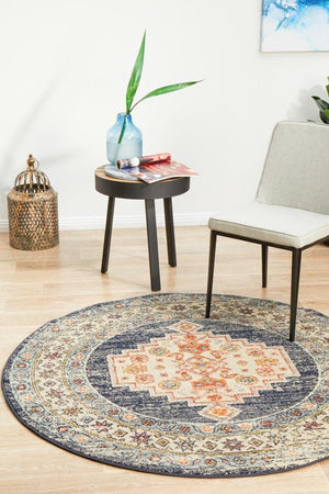 Legacy 855 Ecru Round Rug - Floorsome - MODERN