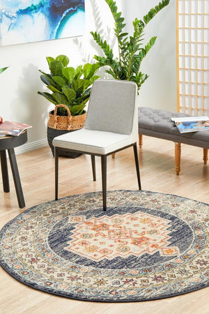 Legacy 855 Ecru Round Rug - Floorsome - MODERN