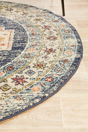 Legacy 855 Ecru Round Rug - Floorsome - MODERN