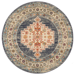 Legacy 855 Ecru Round Rug - Floorsome - MODERN