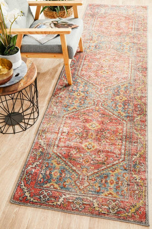 Legacy 856 Crimson Runner Rug - Floorsome - MODERN