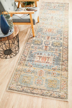 Legacy 859 Sky Blue Runner Rug - Floorsome - MODERN