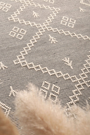 Leilani Boho Chic Cream Rug - Floorsome - Rug