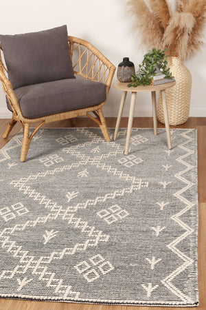 Leilani Boho Chic Cream Rug - Floorsome - Rug