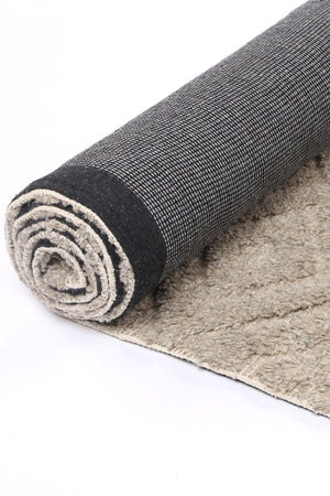 Leilani Plush Diamond Ash Rug - Floorsome - Rug