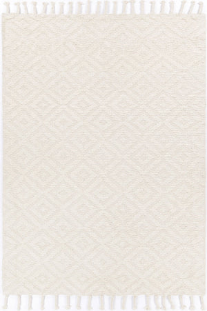 Leilani Plush Diamond Cream Rug - Floorsome - Rug